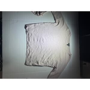 Express Women’s Small Beige Ruffle Sleeve Sweater Knit Top